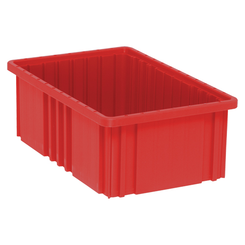 Contenants Divider Box, Plastique, 16,5" la x 10,9" p x 6" h, Rouge Air Extreme Inc.