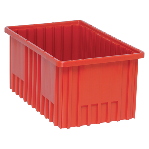 Divider Box&reg; Containers, Plastic, 16.5" W x 10.9" D x 8" H, Red Air Extreme Inc.