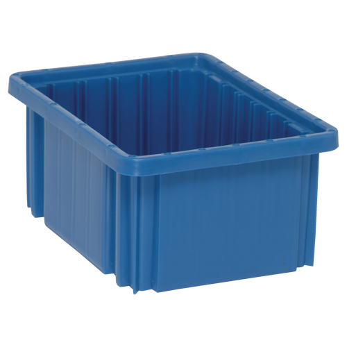 Contenants Divider Box, Plastique, 10,9" la x 8,3" p x 5" h, Bleu Air Extreme Inc.