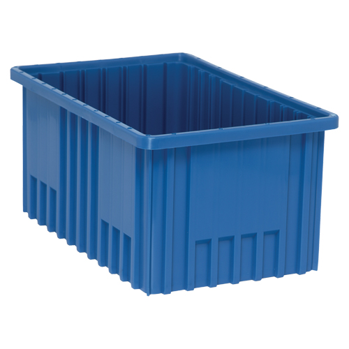 Divider Box&reg; Containers, Plastic, 16.5" W x 10.9" D x 8" H, Blue Air Extreme Inc.