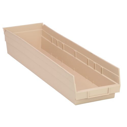 Bac pour &eacute;tag&egrave;re &eacute;conomique, 6-5/8" la, 4" h x 23-5/8" p, Ivoire Air Extreme Inc.