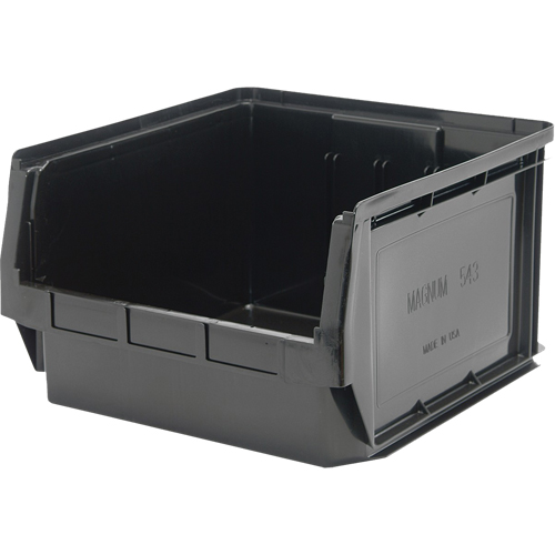 Stacking Container, 18.375" W x 18.375" D x 11.875" H, Black Air Extreme Inc.