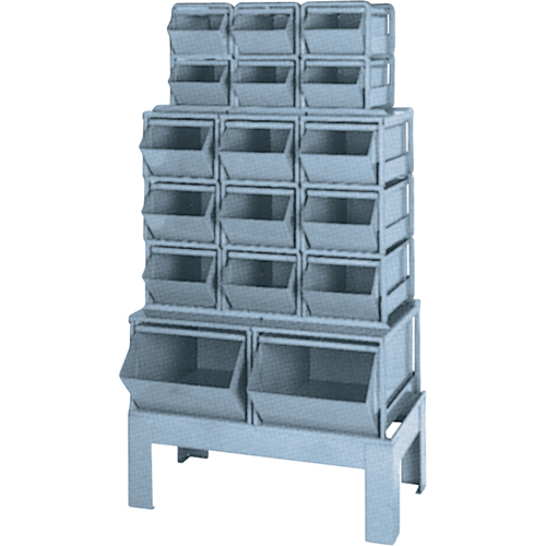 Pre-Engineered Bin Combination, 1000 lbs. Cap., 33-1/2" W x 19 1/2" D x 54-1/4" H, Blue Air Extreme Inc.
