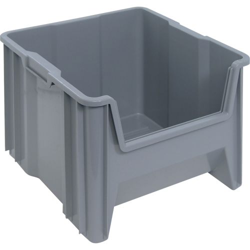 Contenants &agrave; empiler g&eacute;ants, 16,5" la x 17,5" p x 12,5" h, Gris Air Extreme Inc.