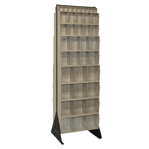 Tip-Out Bins Stand, 23-5/8" W x 16" D x 75" H, 72 Drawers Air Extreme Inc.