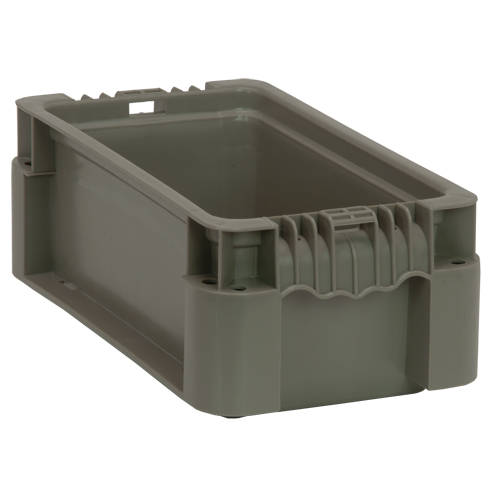 Contenant pliable et empilable, 7" la x 12" p x 5" h, Gris Air Extreme Inc.
