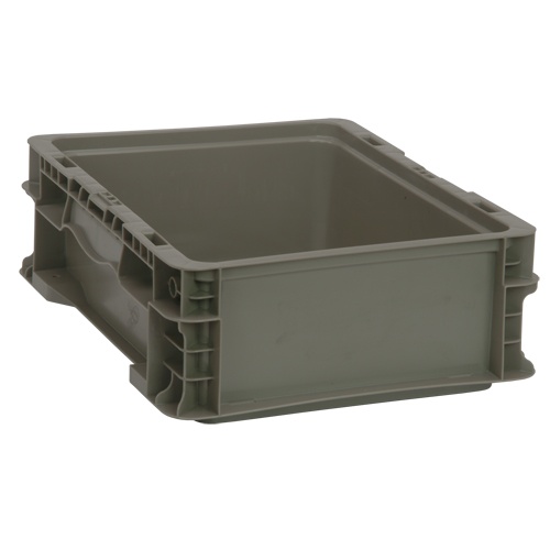 Contenant pliable et empilable, 15" la x 12" p x 5" h, Gris Air Extreme Inc.