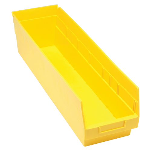 Bacs en plastique pour &eacute;tag&egrave;res Store More, 6-5/8" la x 6" H x 23-5/8" p, Jaune, Capacit&eacute; 90 lb Air Extreme Inc.