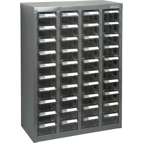 Casiers pour pi&egrave;ces KPC-600, Acier galvanis&eacute;, 40 tiroirs, 18-3/10" x 8-7/10" x 25-3/10", Gris Air Extreme Inc.