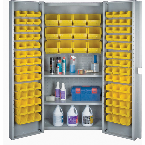 Armoires &agrave; combinaison &agrave; portes creuses a/bacs, 38" la x 24" p x 72" h, Gris Air Extreme Inc.
