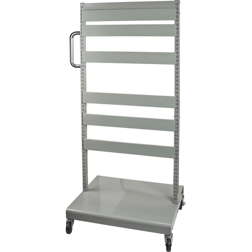 Servante mobile de bacs &agrave; plateaux inclinables - chariot seulement, &agrave; deux c&ocirc;t&eacute;s, 26-1/4" la x 22" p x 57-1/2" h Air Extreme Inc.