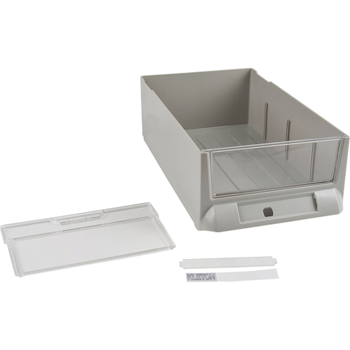 Replacement Drawer for KPC-200 Parts Cabinets, Plastic, 5-3/8" W x 9-13/16" D x 3-3/10" H, Grey Air Extreme Inc.