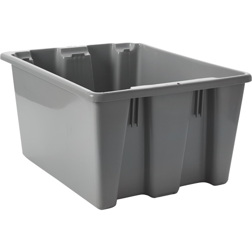 Caisse-palette empilable et emboîtable, 10" x 15,5" x 19,5", Gris Air Extreme Inc.