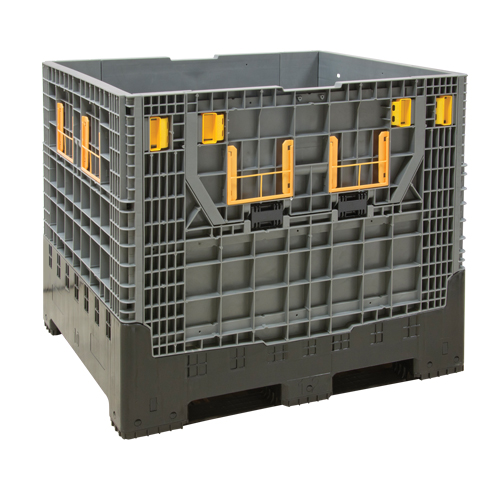 Contenant de vrac pliable, 47,2" lo x 39,4" la x 39,4" h, Gris Air Extreme Inc.