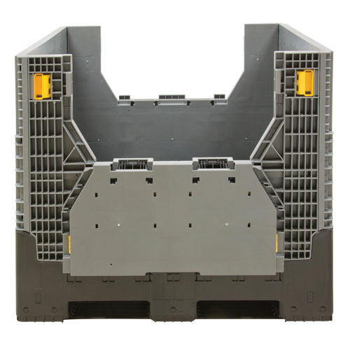 Contenant de vrac pliable, 47,2" lo x 39,4" la x 39,4" h, Gris Air Extreme Inc.