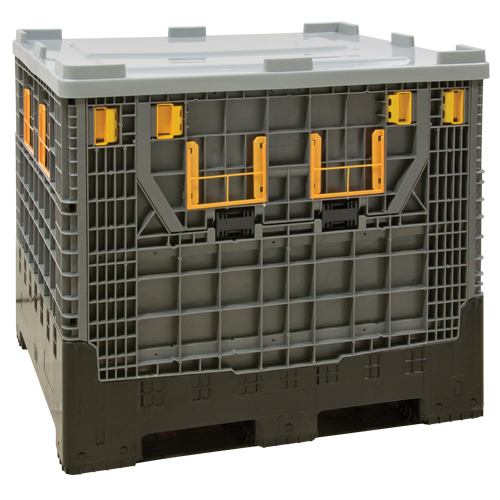 Contenant de vrac pliable, 47,2" lo x 39,4" la x 39,4" h, Gris Air Extreme Inc.