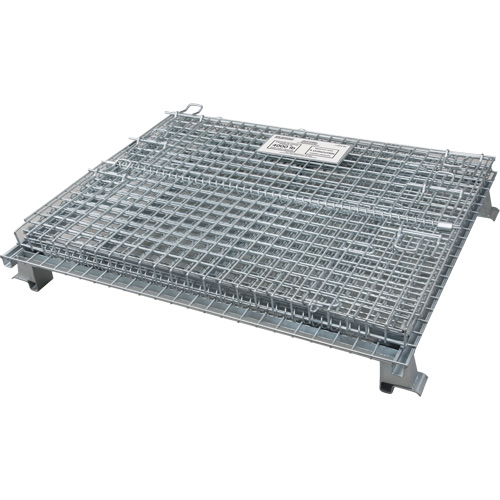 Conteneur repliable en m&eacute;tal grillag&eacute;, 40" la x 48" p x 42" h, Capacit&eacute; de 4000 lb Air Extreme Inc.