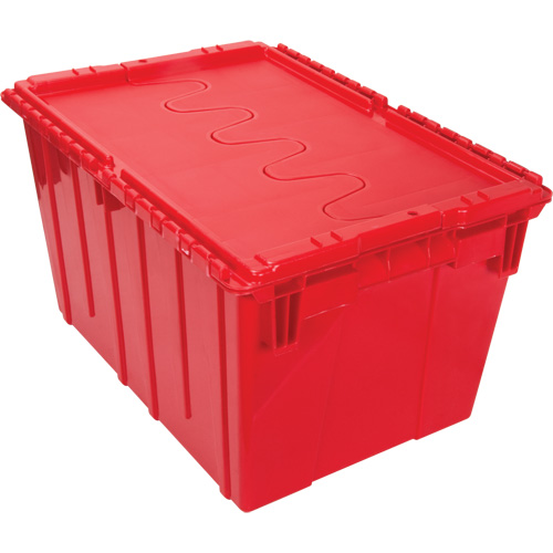 Contenant de distribution en plastique avec dessus basculant, 21,65" x 15,5" x 12,5", Rouge Air Extreme Inc.