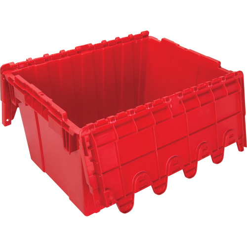 Contenant de distribution en plastique avec dessus basculant, 21,65" x 15,5" x 12,5", Rouge Air Extreme Inc.