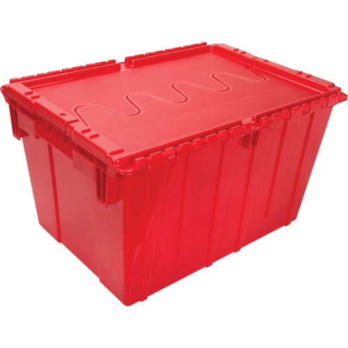 Contenant de distribution en plastique avec dessus basculant, 21,65" x 15,5" x 12,5", Rouge Air Extreme Inc.