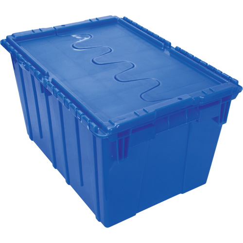 Contenant de distribution en plastique avec dessus basculant, 21,65" x 15,5" x 12,5", Bleu Air Extreme Inc.