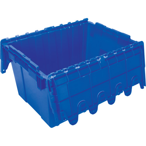 Contenant de distribution en plastique avec dessus basculant, 21,65" x 15,5" x 12,5", Bleu Air Extreme Inc.