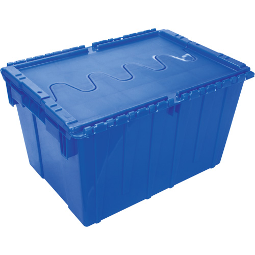 Contenant de distribution en plastique avec dessus basculant, 21,65" x 15,5" x 12,5", Bleu Air Extreme Inc.