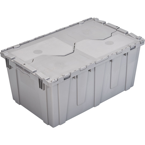 FP243C FliPak Nestable Tote, 26.9" x 16.9" x 12.1", Grey Air Extreme Inc.