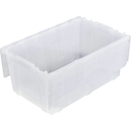FP243C FliPak Nestable Tote, 26.9" x 16.9" x 12.1", Clear Air Extreme Inc.