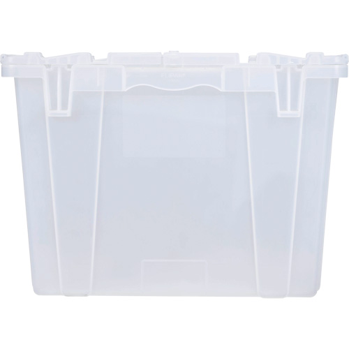 FP243C FliPak Nestable Tote, 26.9" x 16.9" x 12.1", Clear Air Extreme Inc.
