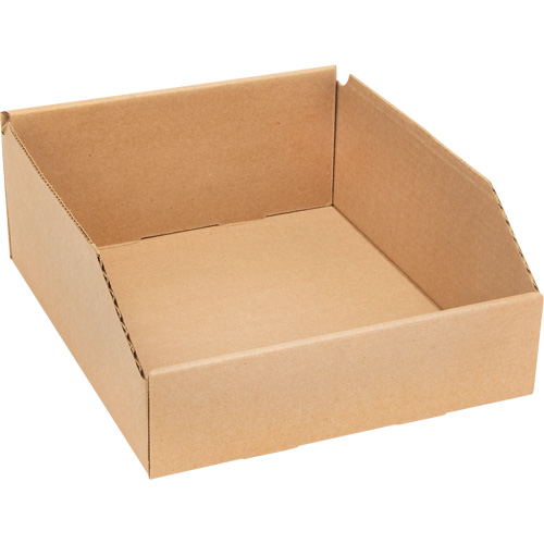 Boîtes profondes en carton ondul&eacute;, 11-3/4" la x 11-1/4" p x 4-1/2" h, Beige Air Extreme Inc.