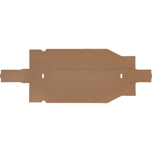 Deep Corrugated Parts Bins, 1-7/8" W x 17-1/8" D x 4-1/2" H, Beige Air Extreme Inc.