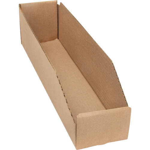 Boîtes profondes en carton ondul&eacute;, 3-3/4" la x 17-1/4" p x 4-1/2" h, Beige Air Extreme Inc.
