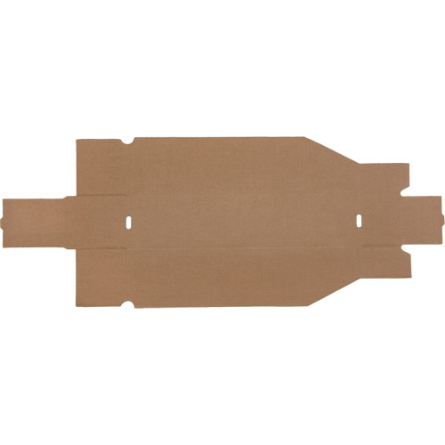 Boîtes profondes en carton ondul&eacute;, 3-3/4" la x 17-1/4" p x 4-1/2" h, Beige Air Extreme Inc.