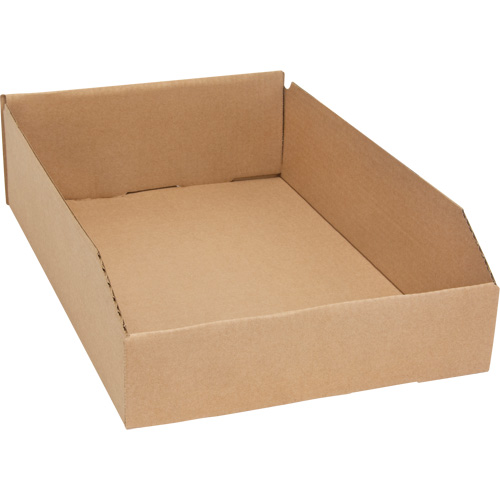 Boîtes profondes en carton ondul&eacute;, 11-3/4" la x 17-1/4" p x 4-1/2" h, Beige Air Extreme Inc.