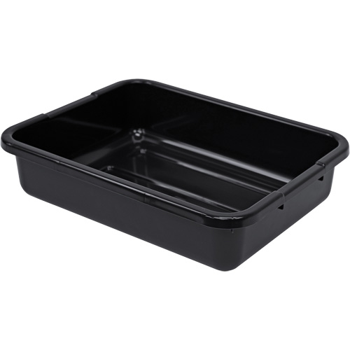 Bac d'entreposage tout usage &agrave; fond rainur&eacute;, 5" ha x 15" p x 21" lo, Plastique, Noir Air Extreme Inc.