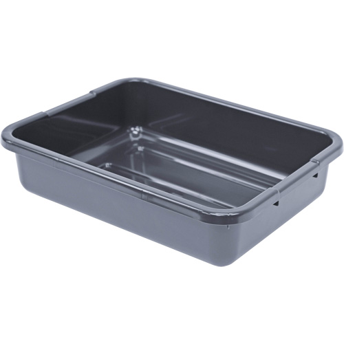 Bac d'entreposage tout usage &agrave; fond rainur&eacute;, 5" ha x 15" p x 21" lo, Plastique, Gris Air Extreme Inc.