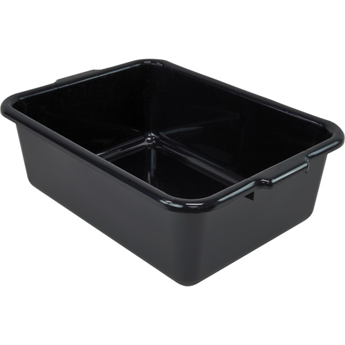 Bac d'entreposage tout usage &agrave; fond plat, 7" ha x 15" p x 21" lo, Plastique, Noir Air Extreme Inc.