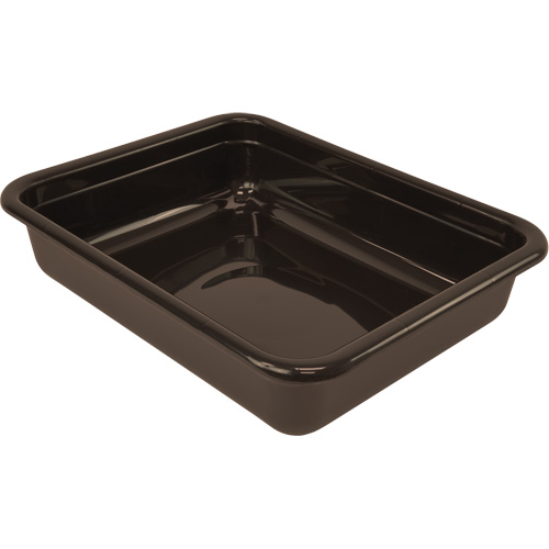 Bac d'entreposage tout usage &agrave; fond plat, 5" ha x 15" p x 20" lo, Plastique, Brun Air Extreme Inc.