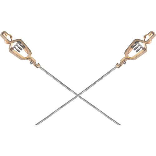 Light-Duty Bonding & Grounding Wire Assemblies - Two Alligator Clips Air Extreme Inc.