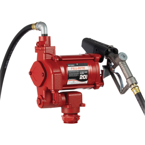 Pompes c. a. utilitaires &agrave; soupape rotative avec embout, 115 V, 20 gal./min Air Extreme Inc.