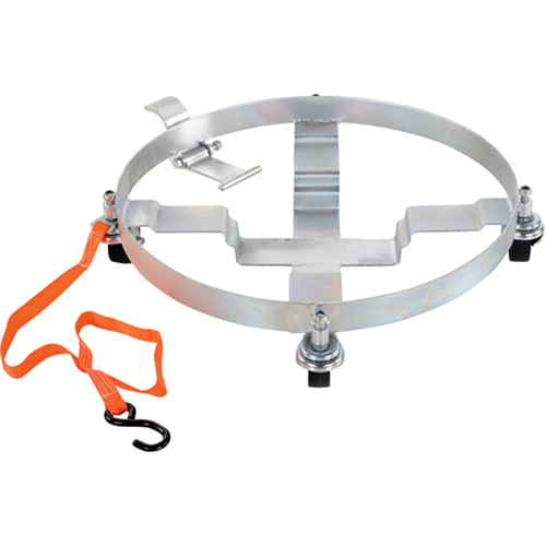 Tilting Drum Dollies, Steel, 1200 lbs. Capacity, 23-1/2" Diameter, Cast Iron Casters Air Extreme Inc.