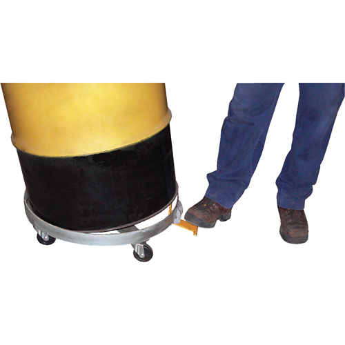 Tilting Drum Dollies, Steel, 1200 lbs. Capacity, 23-1/2" Diameter, Cast Iron Casters Air Extreme Inc.