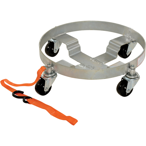 Multi-Tier Drum Dollies, Steel, 900 lbs. Capacity, 19" Diameter, Rubber Casters Air Extreme Inc.