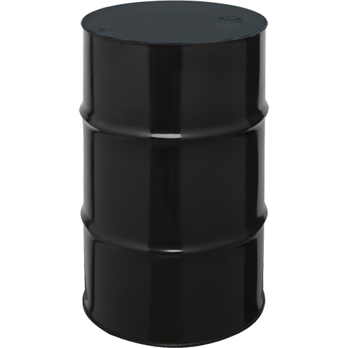Barils en acier, 55 gal. US (45 gal. imp.), Non doubl&eacute;, Noir, Dessus ferm&eacute;, 1A1/X1.8/300, Calibre 20 Air Extreme Inc.