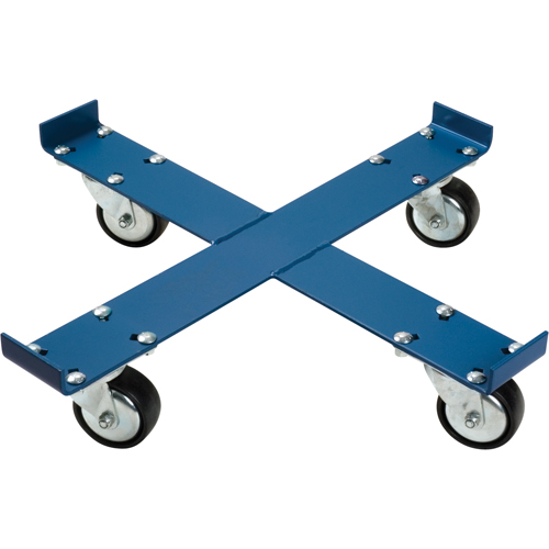 Drum Dolly, Steel, 1000 lbs. Capacity, 24" Diameter, Polyurethane Casters Air Extreme Inc.