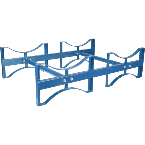 Porte-barils empilables, 2 barils, Capacit&eacute; de 1600 lb, 45-1/2" la x 30" p x 12-1/2" h Air Extreme Inc.