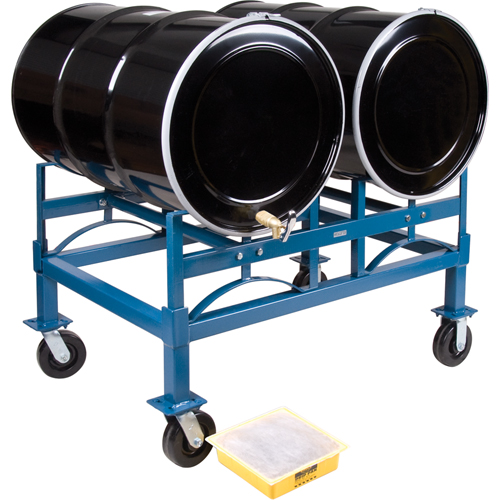 Porte-barils empilables, 2 barils, Capacit&eacute; de 1600 lb, 45-1/2" la x 30" p x 12-1/2" h Air Extreme Inc.