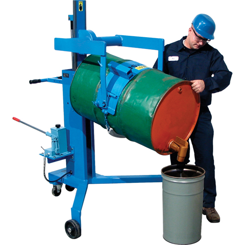 Basculeur - palettiseurs pour barils, 55 gal. US (45 gal. imp.) Air Extreme Inc.