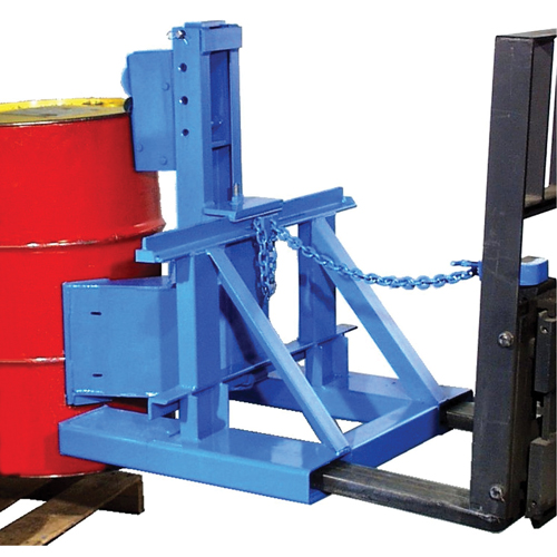 Manipulateur de barils MORSPEED 1500 pour chariot &eacute;l&eacute;vateur, Pour 55 gal. US (45 gal. imp.) Air Extreme Inc.